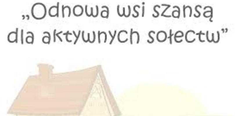 Zdjęcie ilustracyjne wpisu: „Odnowa wsi szansą dla aktywnych sołectw”