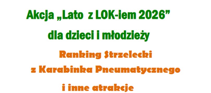 Zdjęcie ilustracyjne wpisu: Akcja „Lato z LOK-iem 2026” dla dzieci i młodzieży