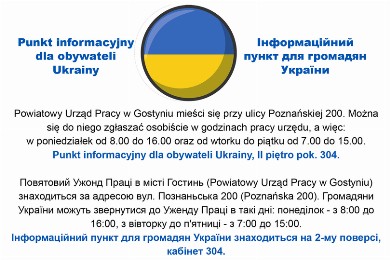 Punkt informacyjny dla obywateli Ukrainy