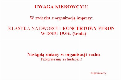 Zdjęcie ilustracyjne wpisu: UWAGA KIEROWCY! 