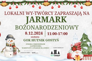 Zdjęcie ilustracyjne wpisu: JARMARK BOŻONARODZENIOWY GOK HUTNIK