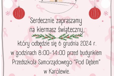 Zdjęcie ilustracyjne wpisu: KIERMASZ ŚWIĄTECZNY