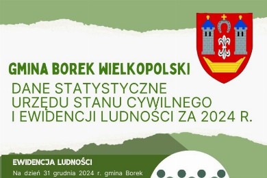 Zdjęcie ilustracyjne wpisu: DANE STATYSTYCZNE URZĘDU STANU CYWILNEGO I EWIDENCJI LUDNOŚCI ZA 2024 R.