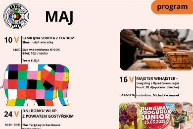 Zdjęcie ilustracyjne wpisu: Kalendarz na maj 