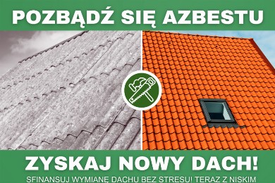 Zdjęcie ilustracyjne wpisu: Usuń azbest i postaw nowy dach. „Uruchomiliśmy pierwszą taką inicjatywę w Polsce”. Sprawdź szczegóły