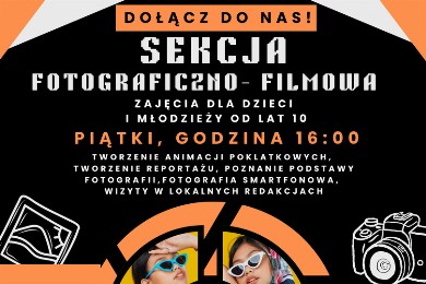 Zdjęcie ilustracyjne wpisu: Dołącz do sekcji fotograficzno-filmowej!