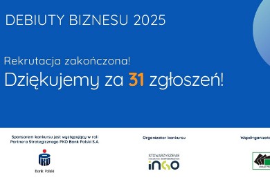 Zdjęcie ilustracyjne wpisu: Dziewiąta edycja konkursu Debiuty Biznesu