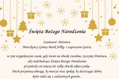 Zdjęcie ilustracyjne wpisu: Życzenia z okazji Świąt Bożego Narodzenia