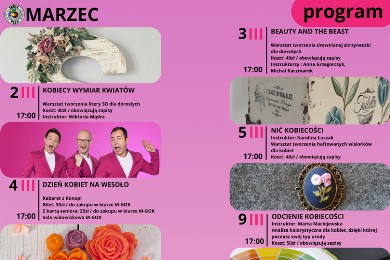 Zdjęcie ilustracyjne wpisu: Marzec jest kobietą... ale nie tylko! 