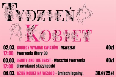 Zdjęcie ilustracyjne wpisu: TYDZIEŃ KOBIET