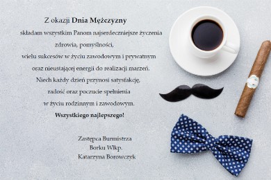 Zdjęcie ilustracyjne wpisu: Życzenia z okazji Dnia Mężczyzny