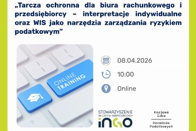 Zdjęcie ilustracyjne wpisu: „Tarcza ochronna dla biura rachunkowego i przedsiębiorcy – interpretacje indywidualne oraz WIS jako narzędzia zarządzania ryzykiem podatkowym”
