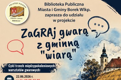 Zdjęcie ilustracyjne wpisu: Warsztaty gwarowe